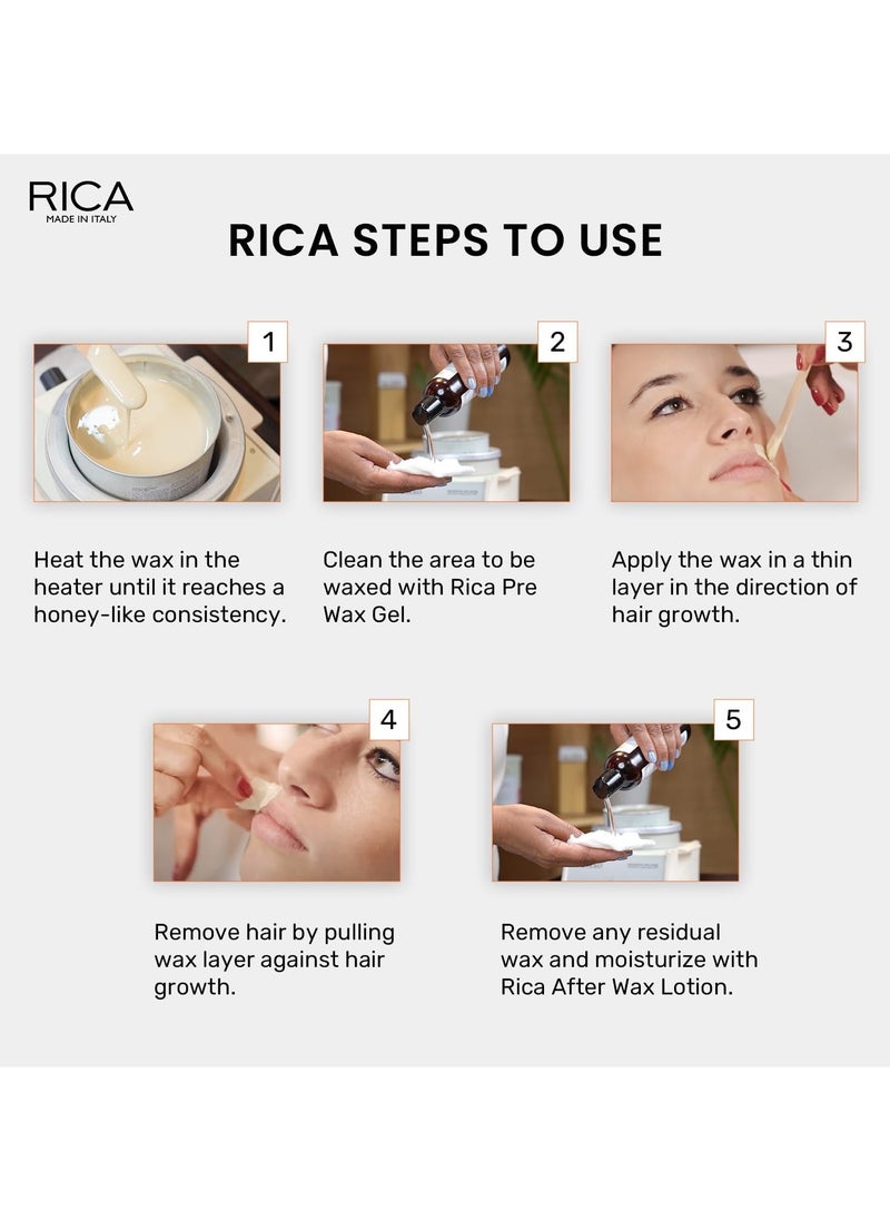 RICA COSMETICS Argan Oil Liposoluble Wax – 800ml, For Skin, Professional Hair Removal