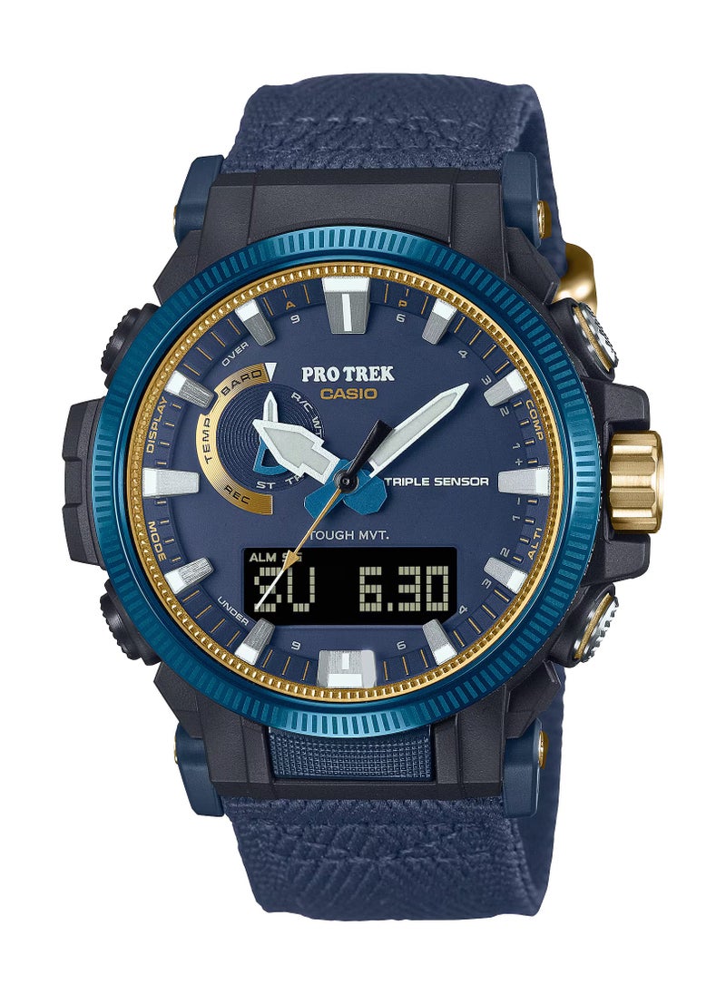 Pro=Trek 50th Anniversary Analog+Digital Nylon Strap Men's Watch PRW-61SS-2ADR