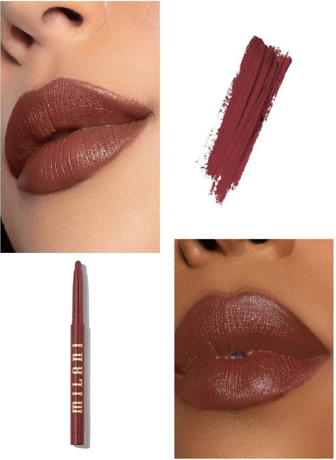 Milani Ludicrous Matte Lip Crayon Long Lasting Cream-to-Matte Lip Color, Matte Lip Color Stock With Glide-On Formula, Vegan & Cruelty-Free ( 150 Lovesick) 1.4g