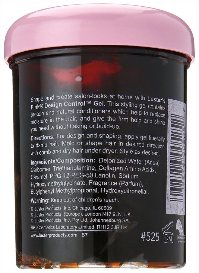 Pink Gel Design Control, 8.5 Ounce