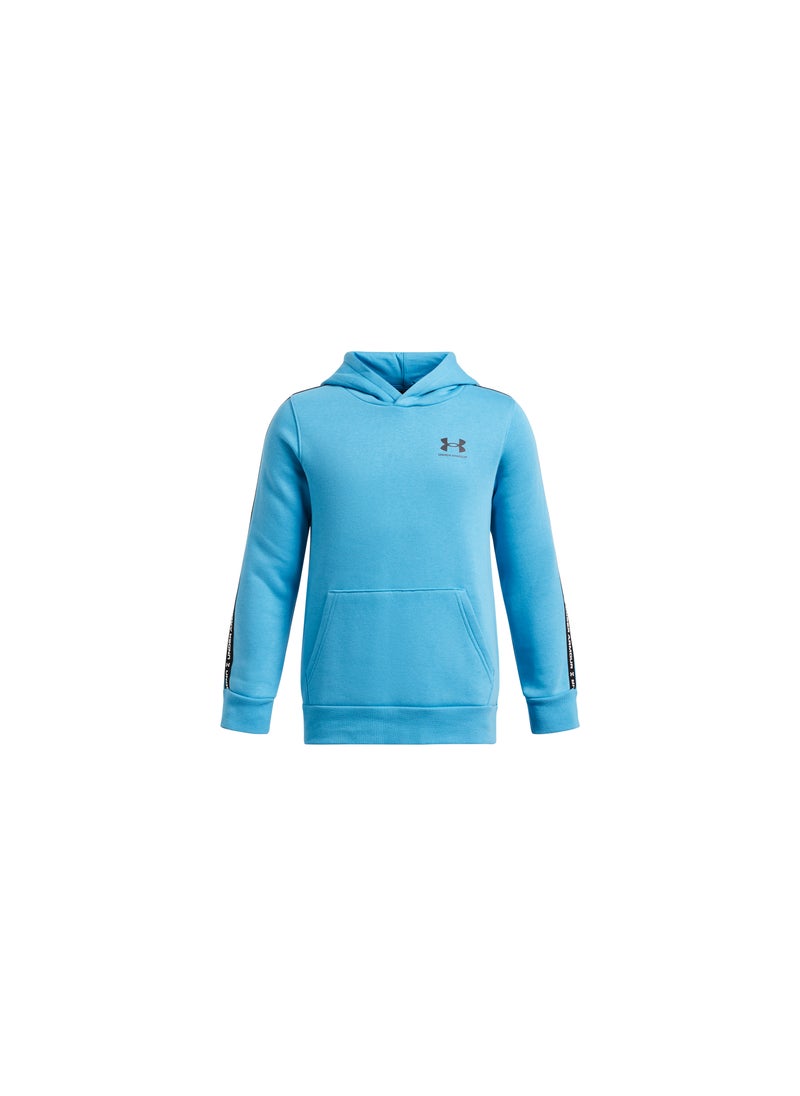 Boys' UA Icon Fleece Taping Hoodie