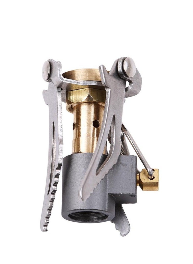 Mini Burner Camping Gas Stove Outdoor Portable Folding Ultralight Tourism Burner Windproof Stove Hiking Picnic Cooker Equipment