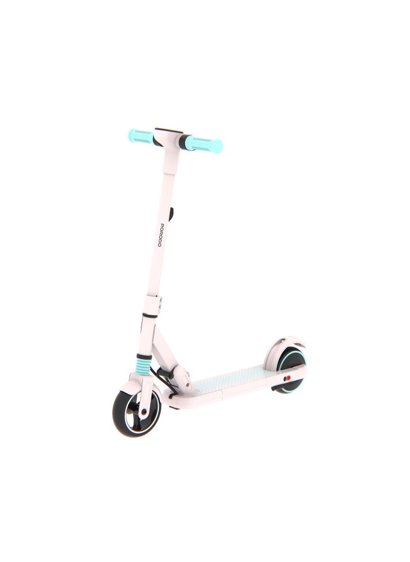 Kids Electric Scooter / Shock Absorbers / Low Noise / Motor Power 130W / Max Speed 14Km/H / Max Distance 8Km - Pink