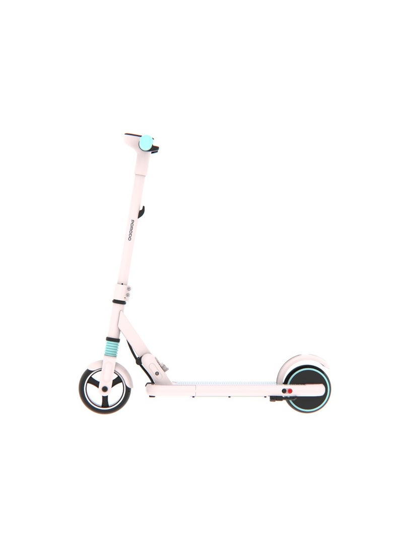 Kids Electric Scooter / Shock Absorbers / Low Noise / Motor Power 130W / Max Speed 14Km/H / Max Distance 8Km - Pink