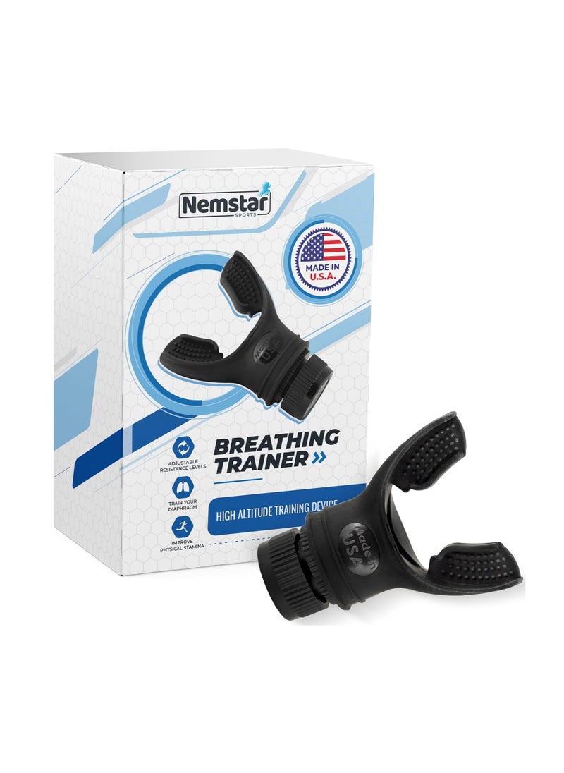 Breathing Exercise Device - Lung Exerciser Device for Upgrading Your Lung Capacity - Inspiratory Muscle Trainer for Enhancing Performance - Lung Breathing Exerciser for Training - o2 Trainer