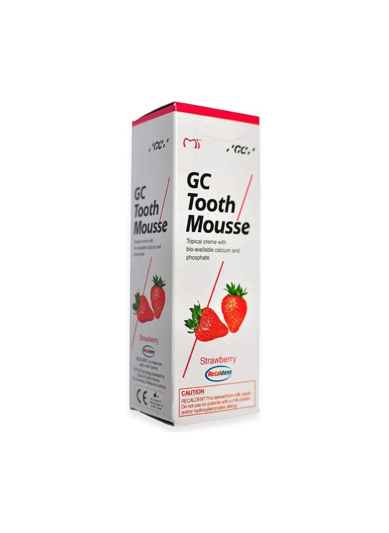 GC Europe Strawberry Flavor Tooth Mousse