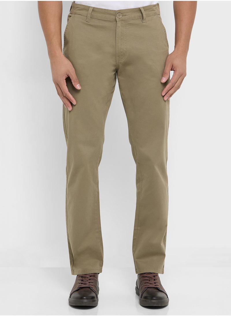 Straight Fit Chino Pants