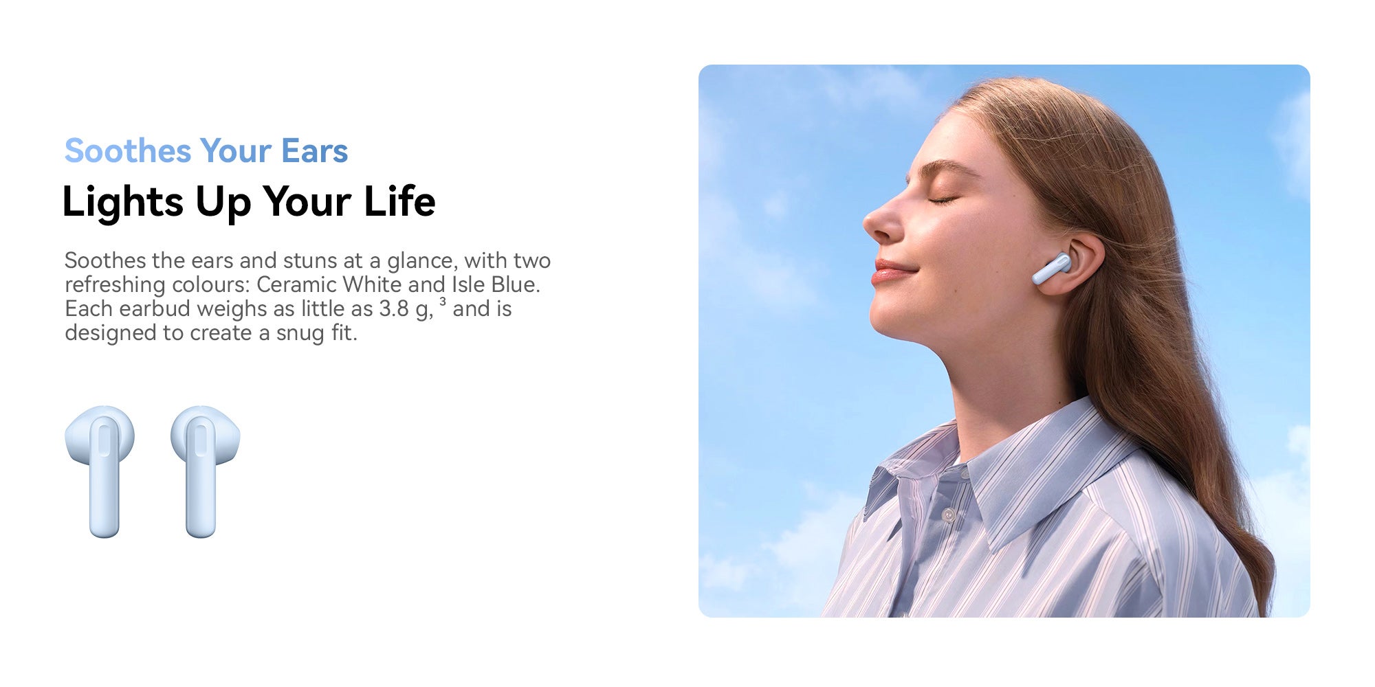 FreeBuds SE 2 In-ear Earphones, Wireless Bluetooth 5.3, 40-Hour Battery Life, 3 Hours of Music Playback on a 10-Minute Charge, Compact and Comfortable, IP54 Dust and Splash-Resistance Ceramic - Taro Purple