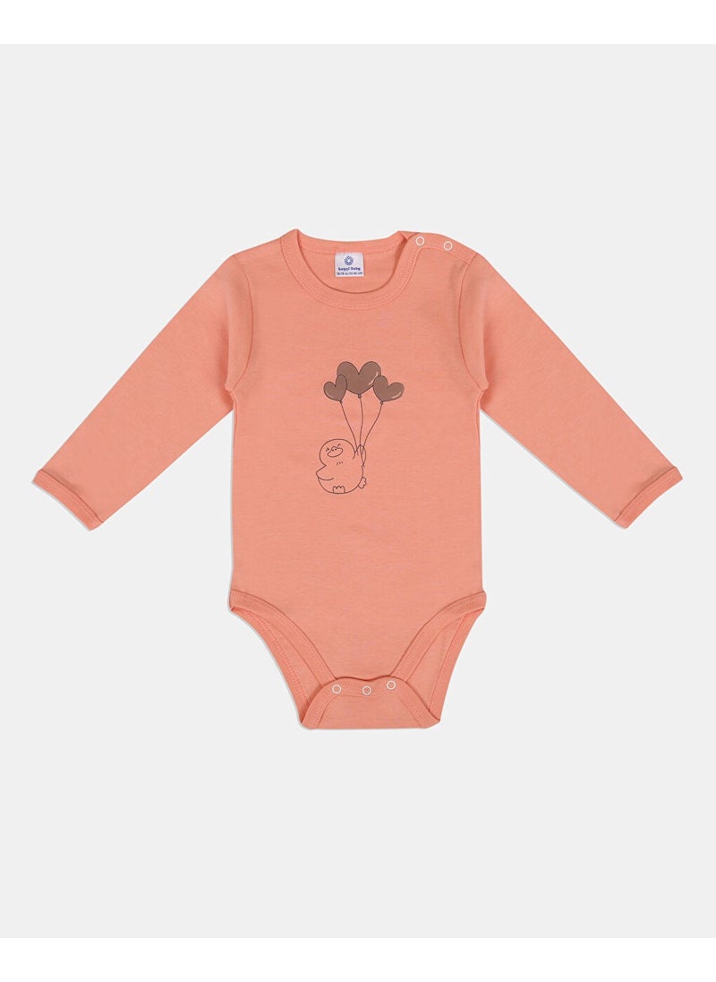 2-Piece Long Sleeve Baby Girl Bodysuit 3 Months - 3 Years