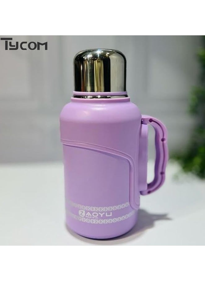 Thermal isulated Water Bottle 1000 ML 316 Stainless Steel Double Wall Vacuum insulated Water Bottles for Hot Cold Water Gym Bottle Flask Bottle Side Handle