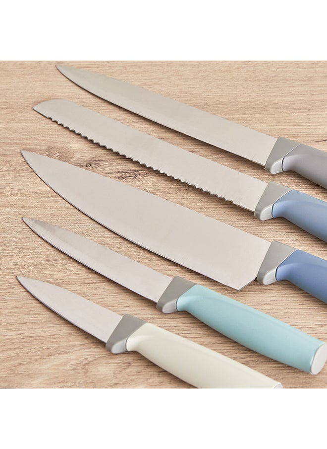 Cutelaria 6-Piece Knife Set with Block 20.32 x 1.5 x 4.5 cm