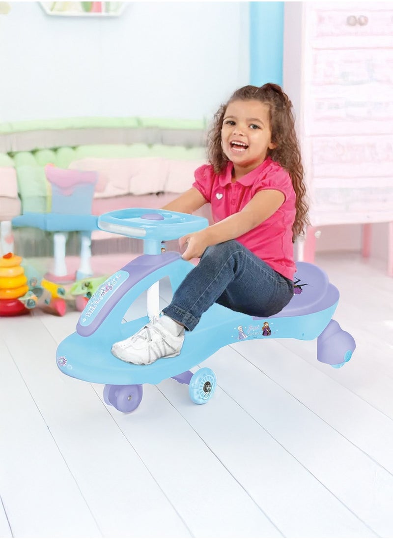 Disney Frozen Plasma Swing Car for Ages 3+ Years (Blue/Pink)
