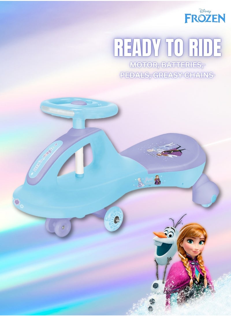 Disney Frozen Plasma Swing Car for Ages 3+ Years (Blue/Pink)