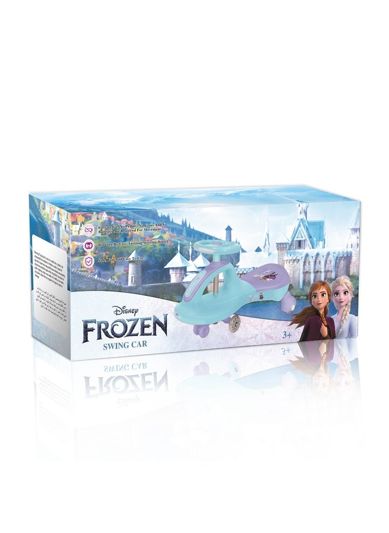 Disney Frozen Plasma Swing Car for Ages 3+ Years (Blue/Pink)