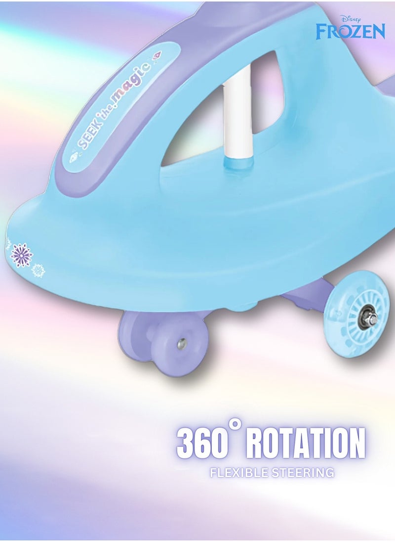 Disney Frozen Plasma Swing Car for Ages 3+ Years (Blue/Pink)