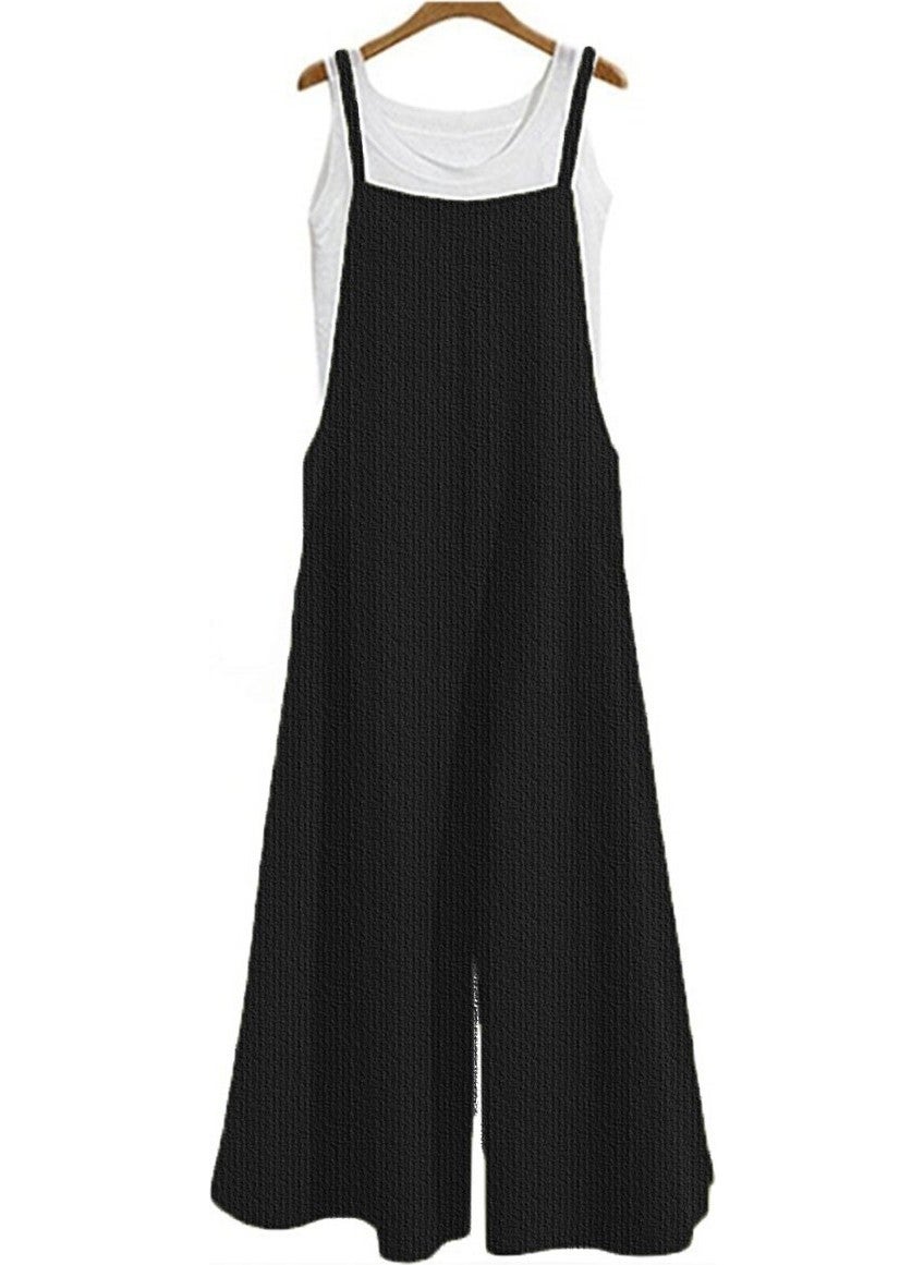 Casual Strappy Loose Cut Summer Women's Jumpsuit