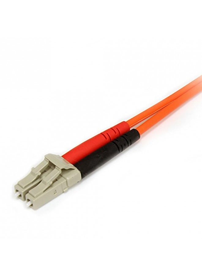StarTech.com 1m Fiber Optic Cable - Multimode Duplex 62.5/125 - LSZH - LC/SC - OM1 - LC to SC Fiber Patch Cable (FIBLCSC1)
