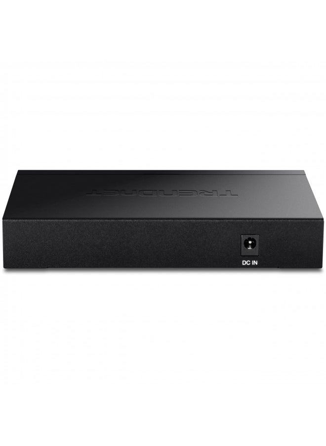 TRENDnet 6-Port Unmanaged 2.5G Switch with 10G SFP+Port, TEG-S5061, 5 x 2.5GBASE-T Ports, 45Gbps SwitchingCapacity, Fanless, Wall Mountable,Lifetime Protection,Black