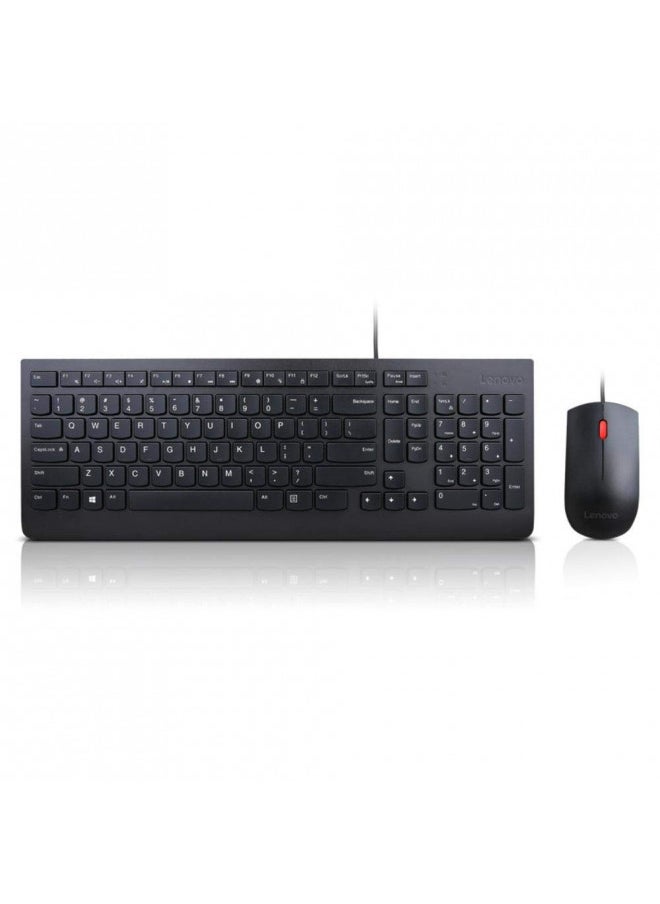 Lenovo Essential Wired Keyboard and Mouse Combo - US English