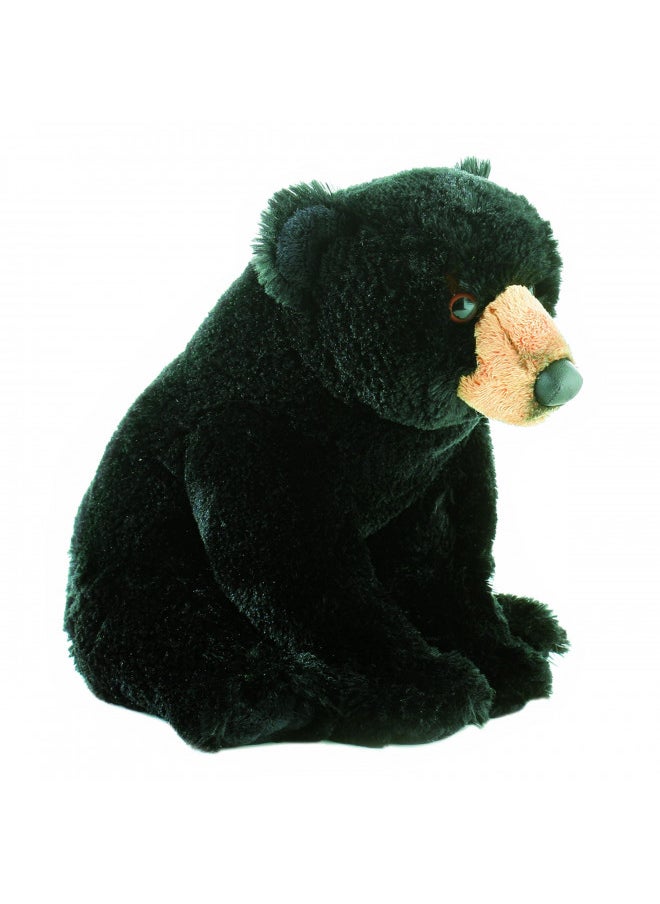 Aurora® Adorable Flopsie Blackstone Stuffed Animal - Playful Ease - Timeless Companions - Black 12 Inches