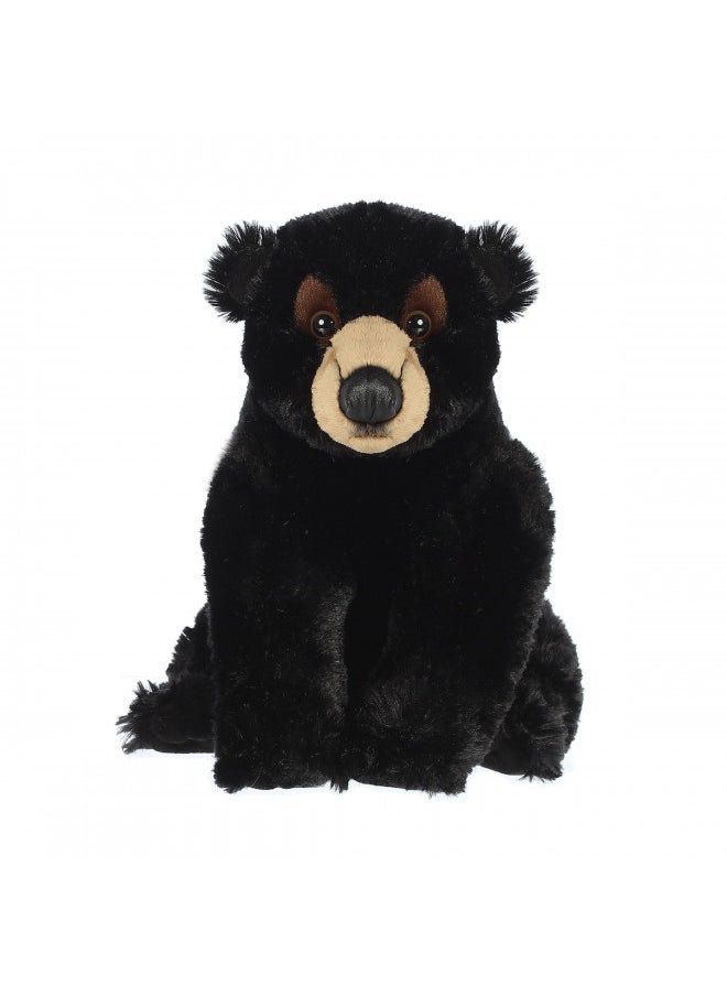 Aurora® Adorable Flopsie Blackstone Stuffed Animal - Playful Ease - Timeless Companions - Black 12 Inches