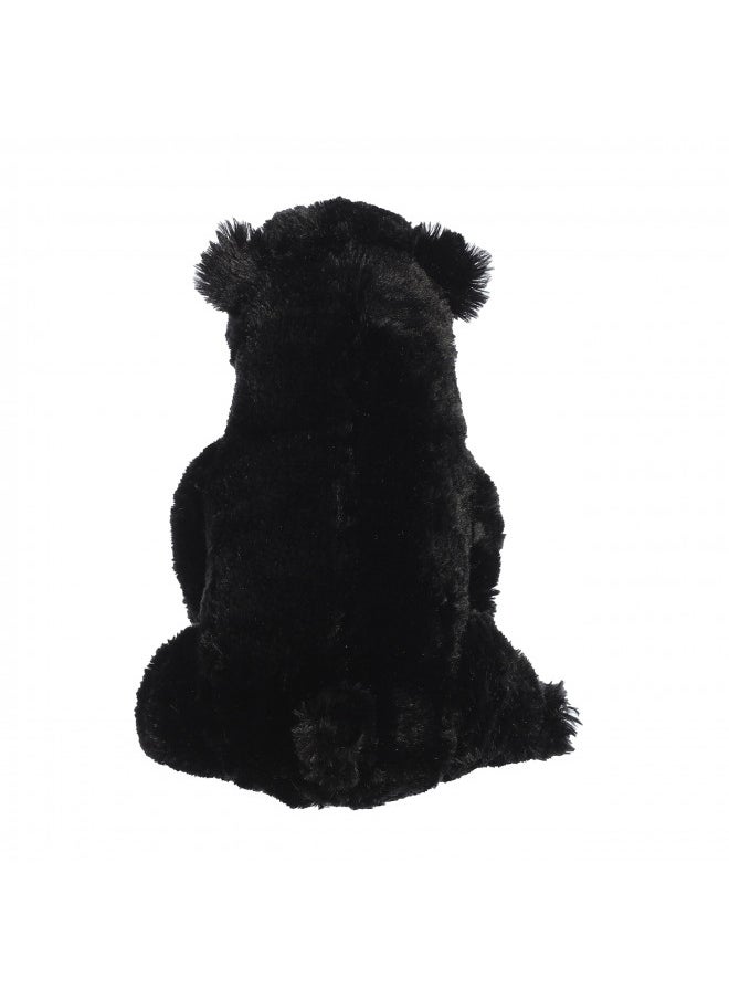 Aurora® Adorable Flopsie Blackstone Stuffed Animal - Playful Ease - Timeless Companions - Black 12 Inches