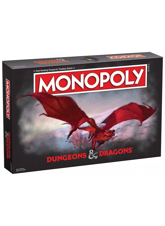 Monopoly Dungeons & Dragons | Collectible Monopoly Featuring Familiar Locations and Iconic Monsters from The D&D Universe, 2-6 Players