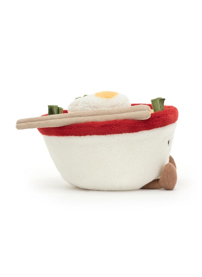 Amuseables Ramen Stuffed Toy, 6.5 Inches | Food Plush | Fun Gift Idea