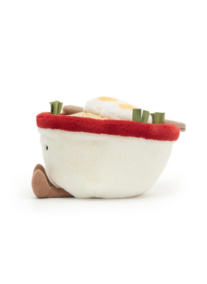 Amuseables Ramen Stuffed Toy, 6.5 Inches | Food Plush | Fun Gift Idea