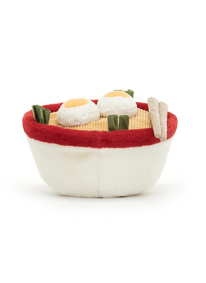 Amuseables Ramen Stuffed Toy, 6.5 Inches | Food Plush | Fun Gift Idea