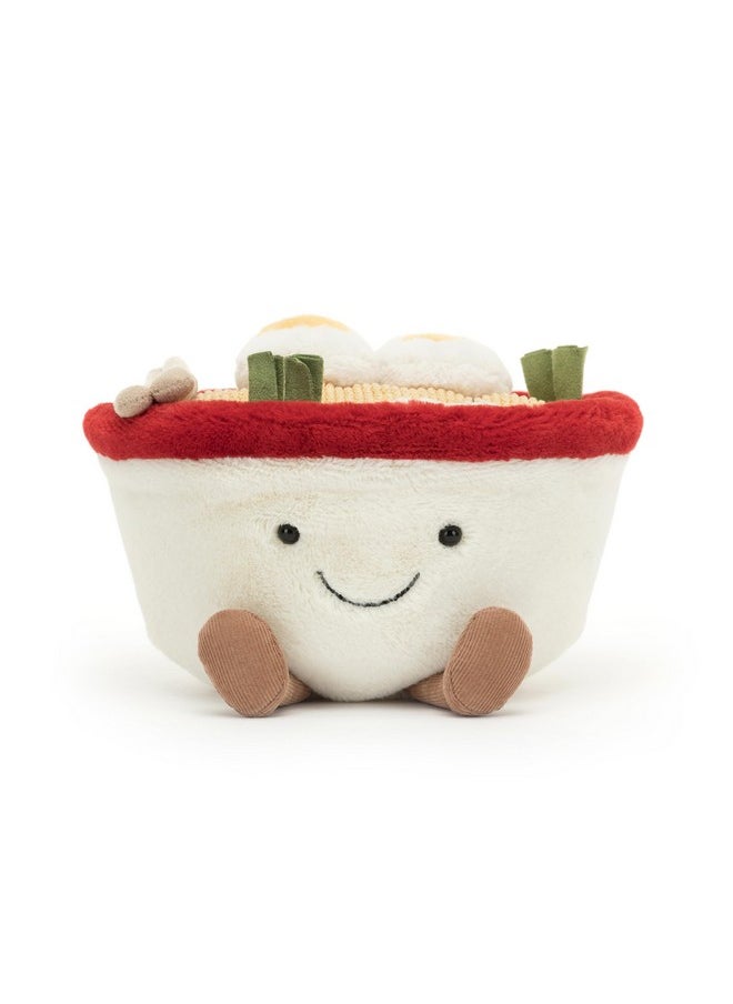 Amuseables Ramen Stuffed Toy, 6.5 Inches | Food Plush | Fun Gift Idea