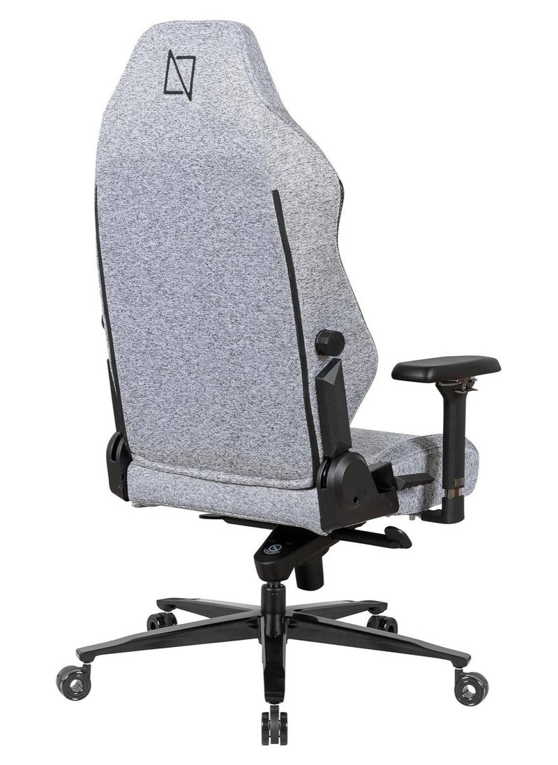 Apex Pro Max Ultra Weave High Back Gaming Chair, Lumbar Support, 4D Armrests, Magnetic Headrest, 155° Backrest Recline, 180kg Weight Capacity, Ultra Grey | APEX-PROMAX-UG