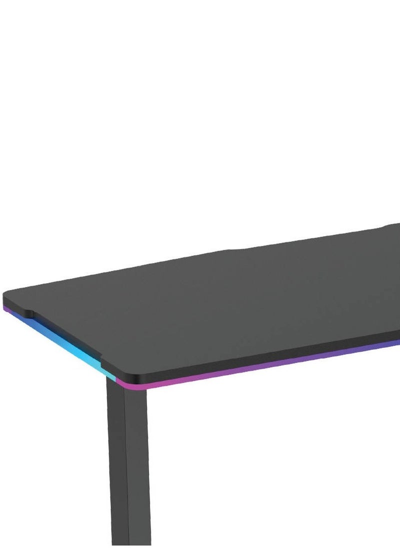 Apex Coredesk Gaming Desk, Dynamic RGB Lights, Heavy Duty, Black Premium Home Office Desk and Gamer Workstation, 133 x 60 CM, Black | APEX-DSK-CORE