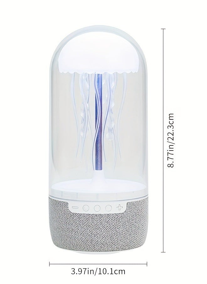 Colorful Light Jellyfish Speaker Imitating The Movement Scene Of Jellyfish Wireless Speaker Support TF/Type C Equipped With Light Conversion And Unique Ambient Speaker