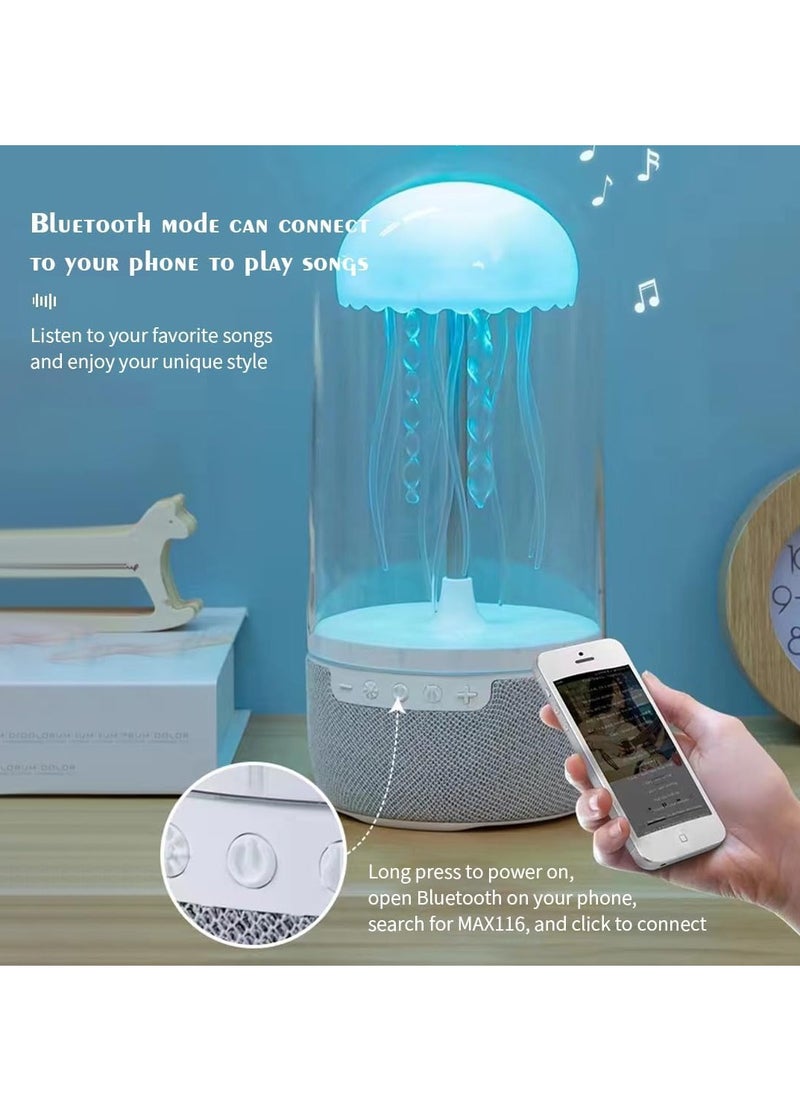 Colorful Light Jellyfish Speaker Imitating The Movement Scene Of Jellyfish Wireless Speaker Support TF/Type C Equipped With Light Conversion And Unique Ambient Speaker