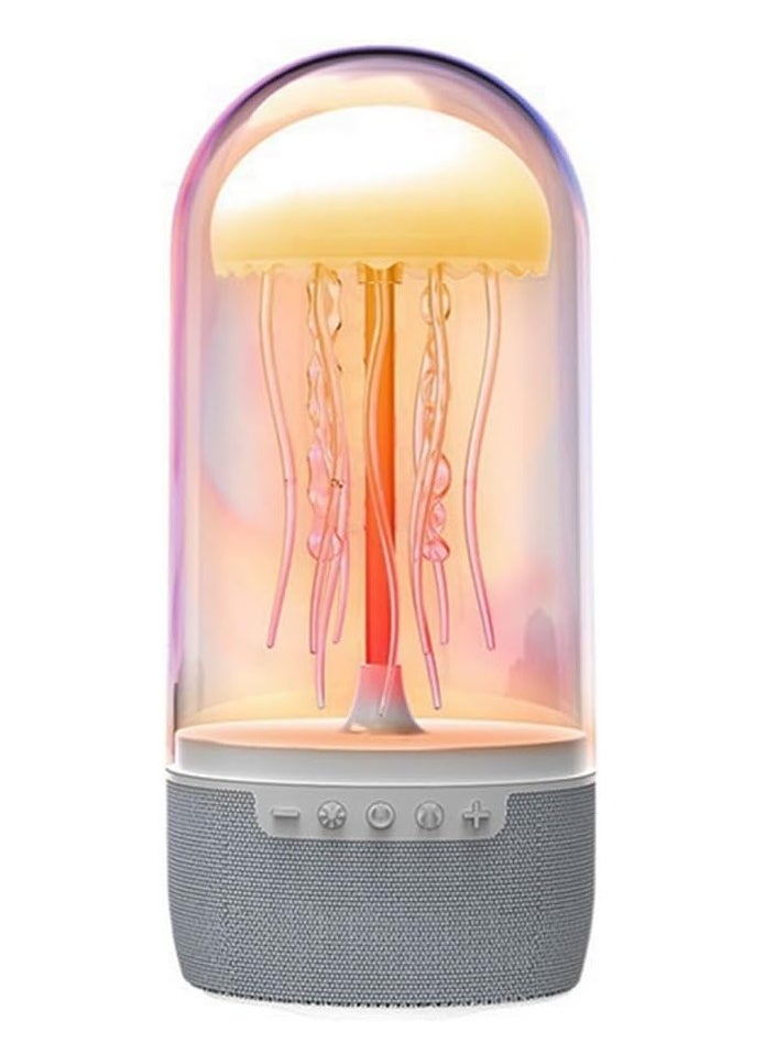 Colorful Light Jellyfish Speaker Imitating The Movement Scene Of Jellyfish Wireless Speaker Support TF/Type C Equipped With Light Conversion And Unique Ambient Speaker