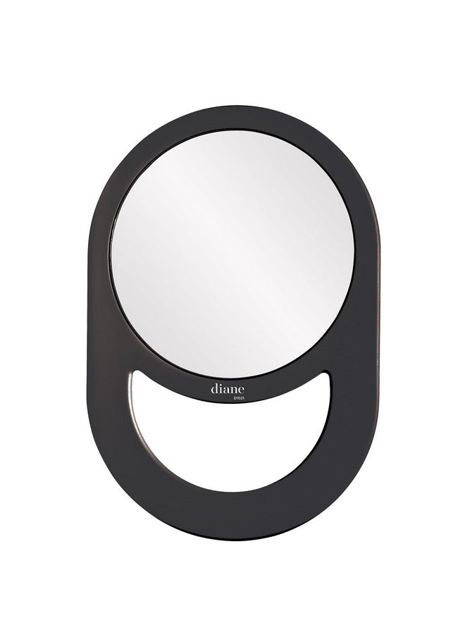 Professional Quality Hand Mirror, Single Sided Hand Held Mirror With Handle For Salon, Barber, Grooming, Vanity, Shaving, And Travel, Medium, 7.5