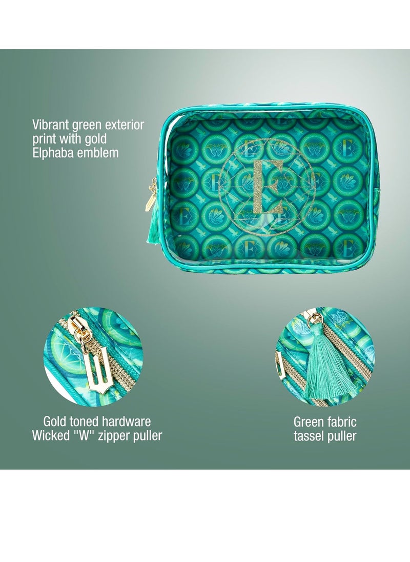 Wicked Elphaba Double Zip Organizer - Toiletry Bag - Makeup Bag - Travel Makeup Bag - Makeup Organizer - Gifts for her - Conair