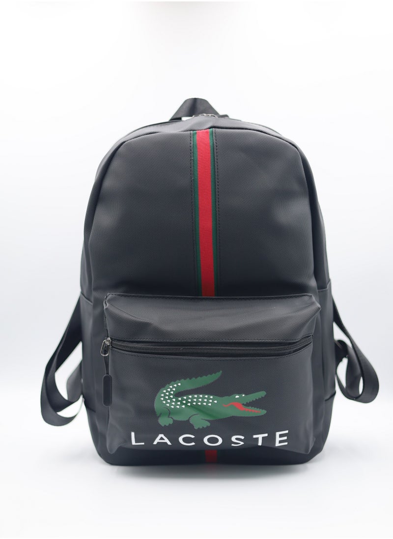 Lacoste backpack Printed with crocodile