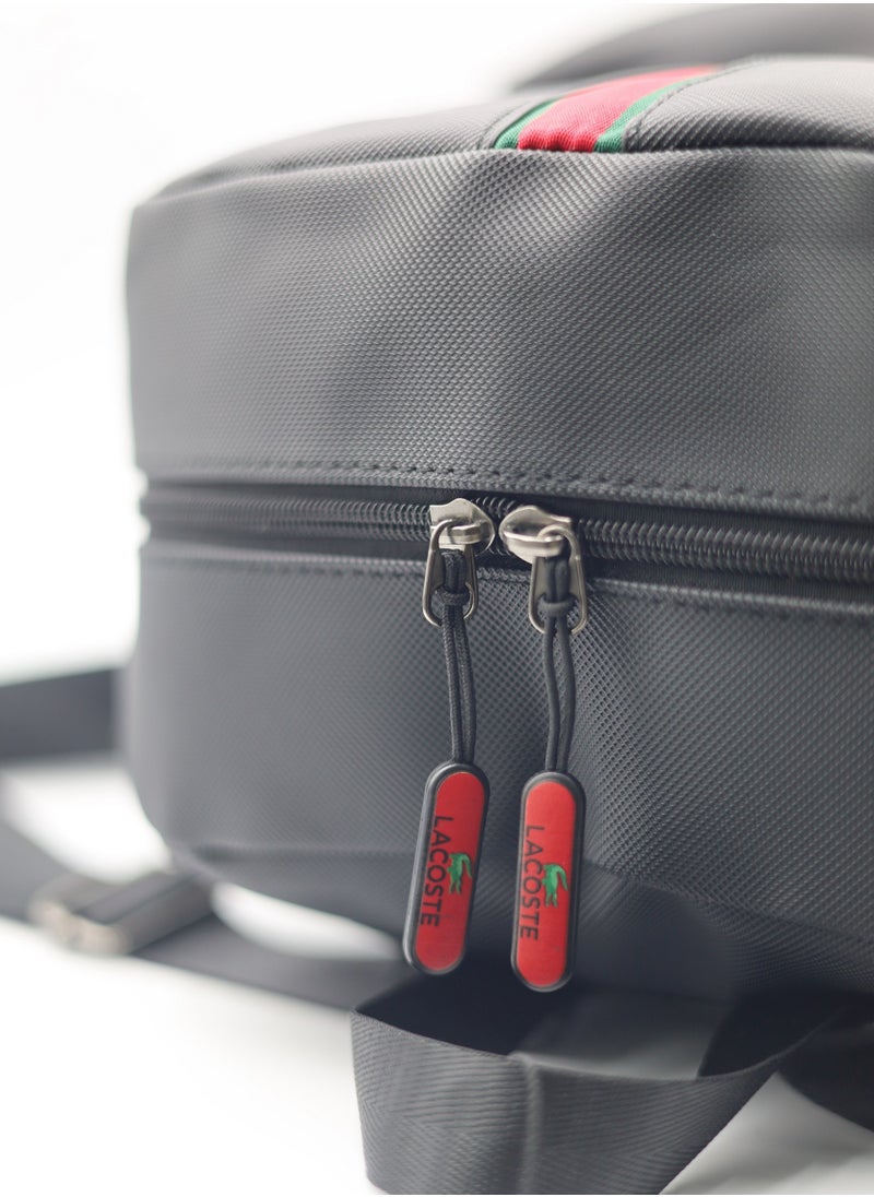 Lacoste backpack Printed with crocodile