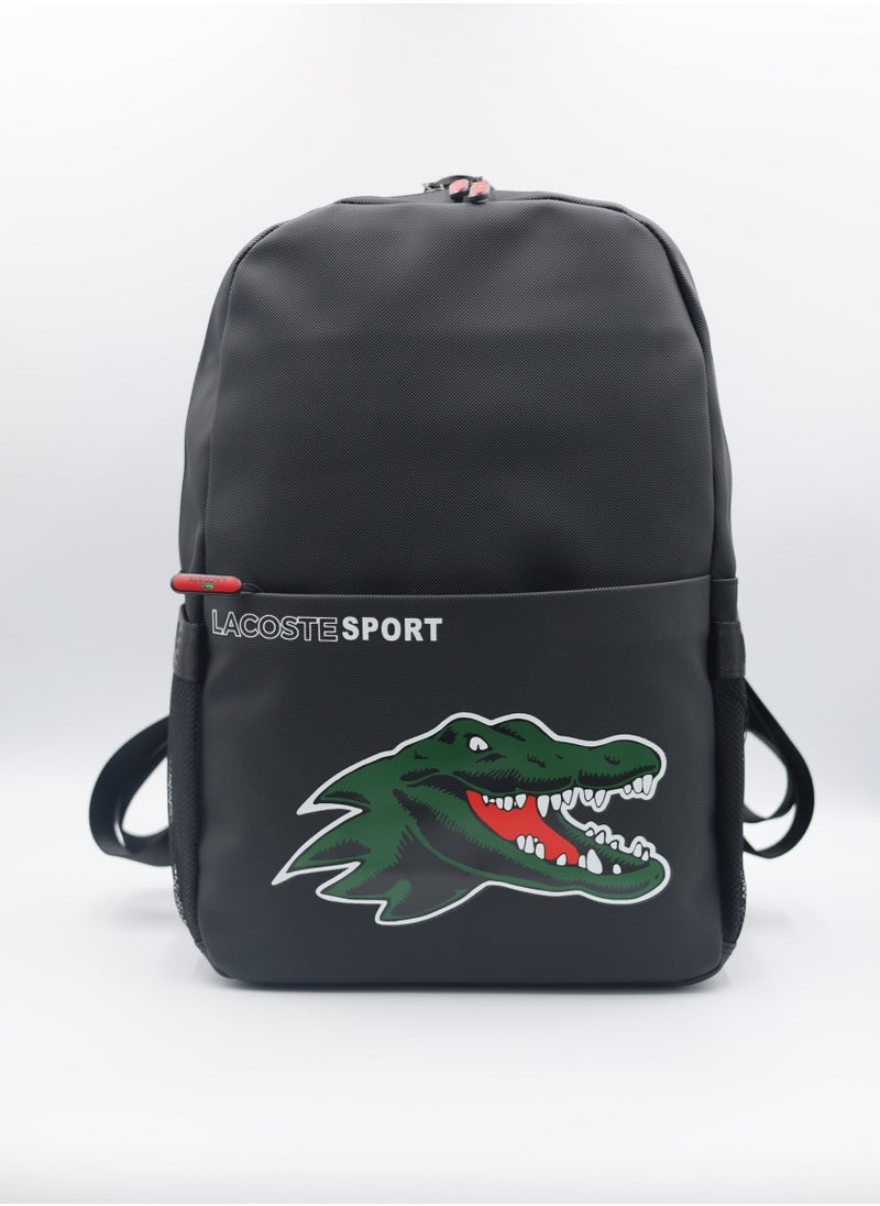 Lacoste backpack Printed with crocodile