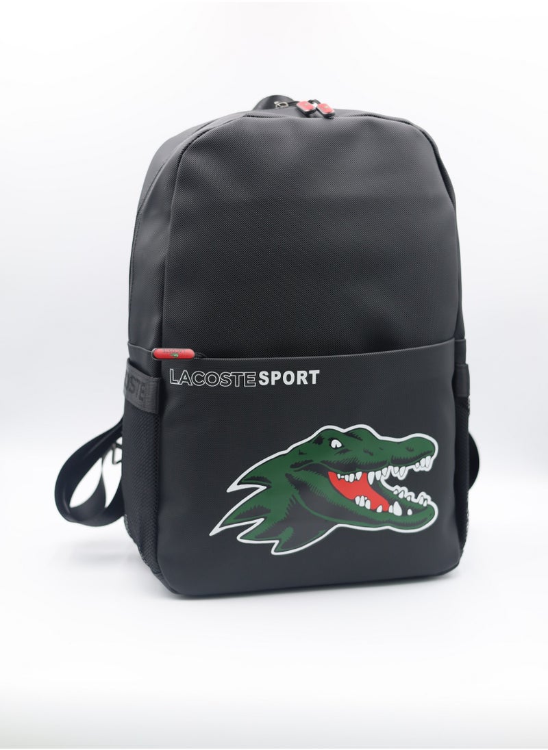 Lacoste backpack Printed with crocodile