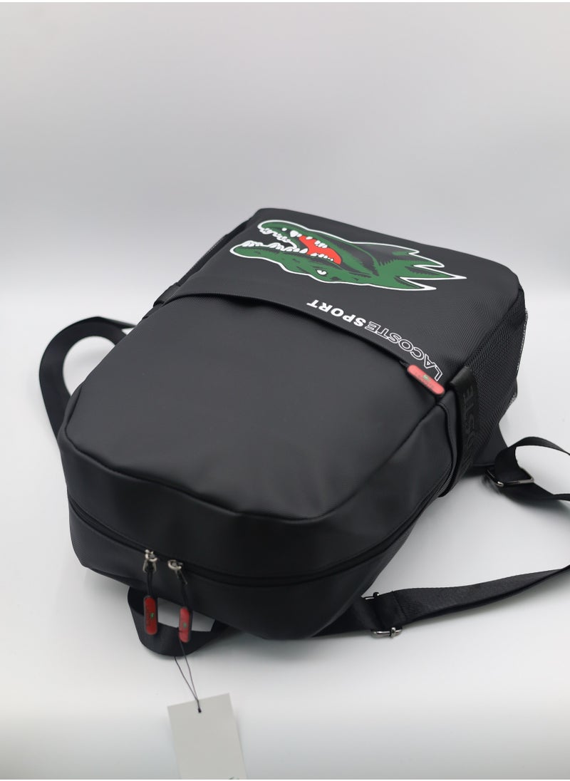 Lacoste backpack Printed with crocodile