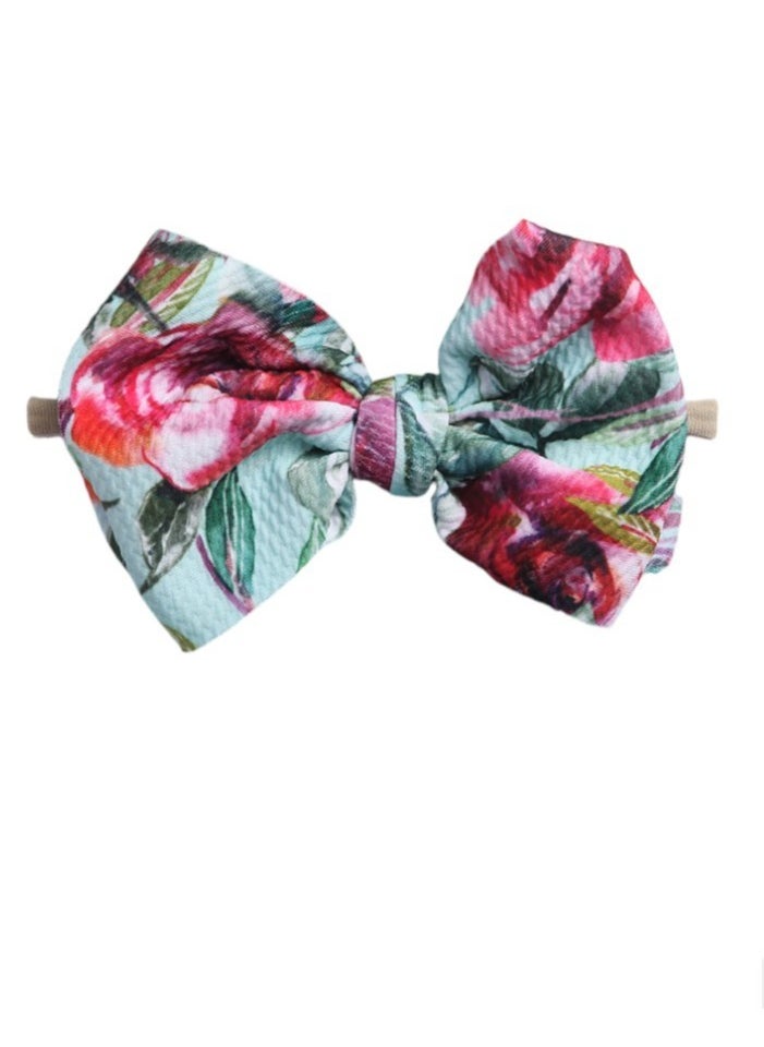 Bambimici - Dalia Assorted Ribbon Bow Headband for Babies - Tiffany