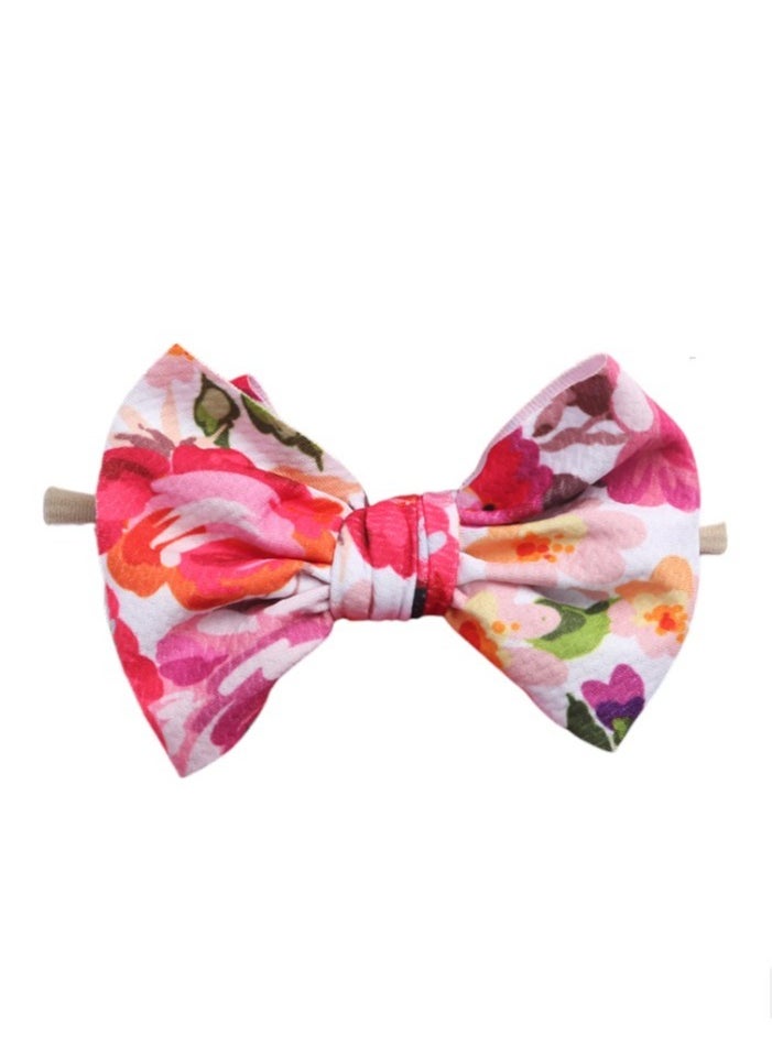 Bambimici - Dalia Assorted Ribbon Bow Headband for Babies - Pink