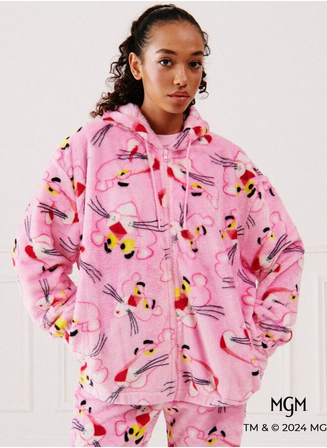 Pink panther fleece jacket