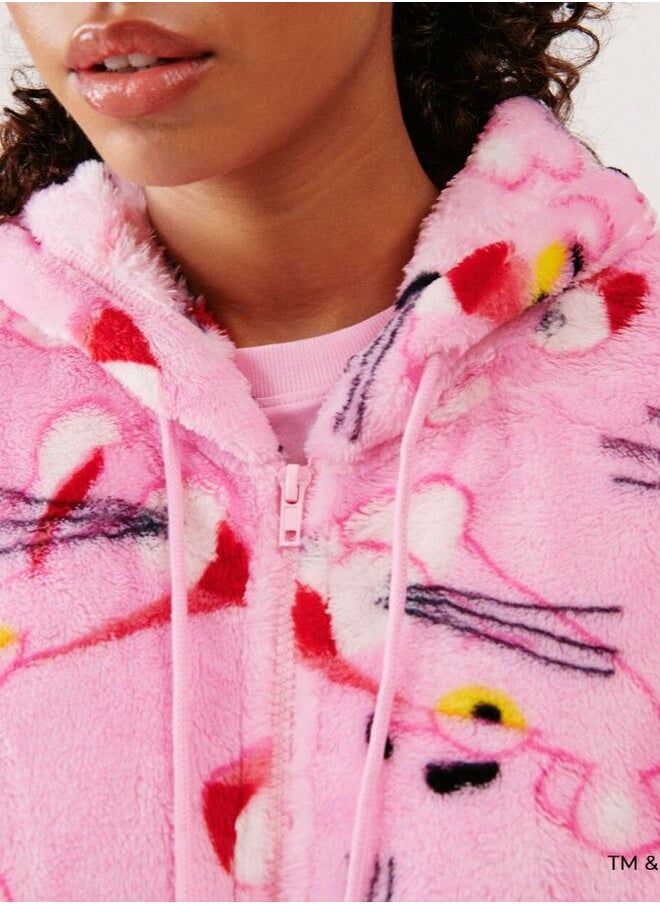 Pink panther fleece jacket