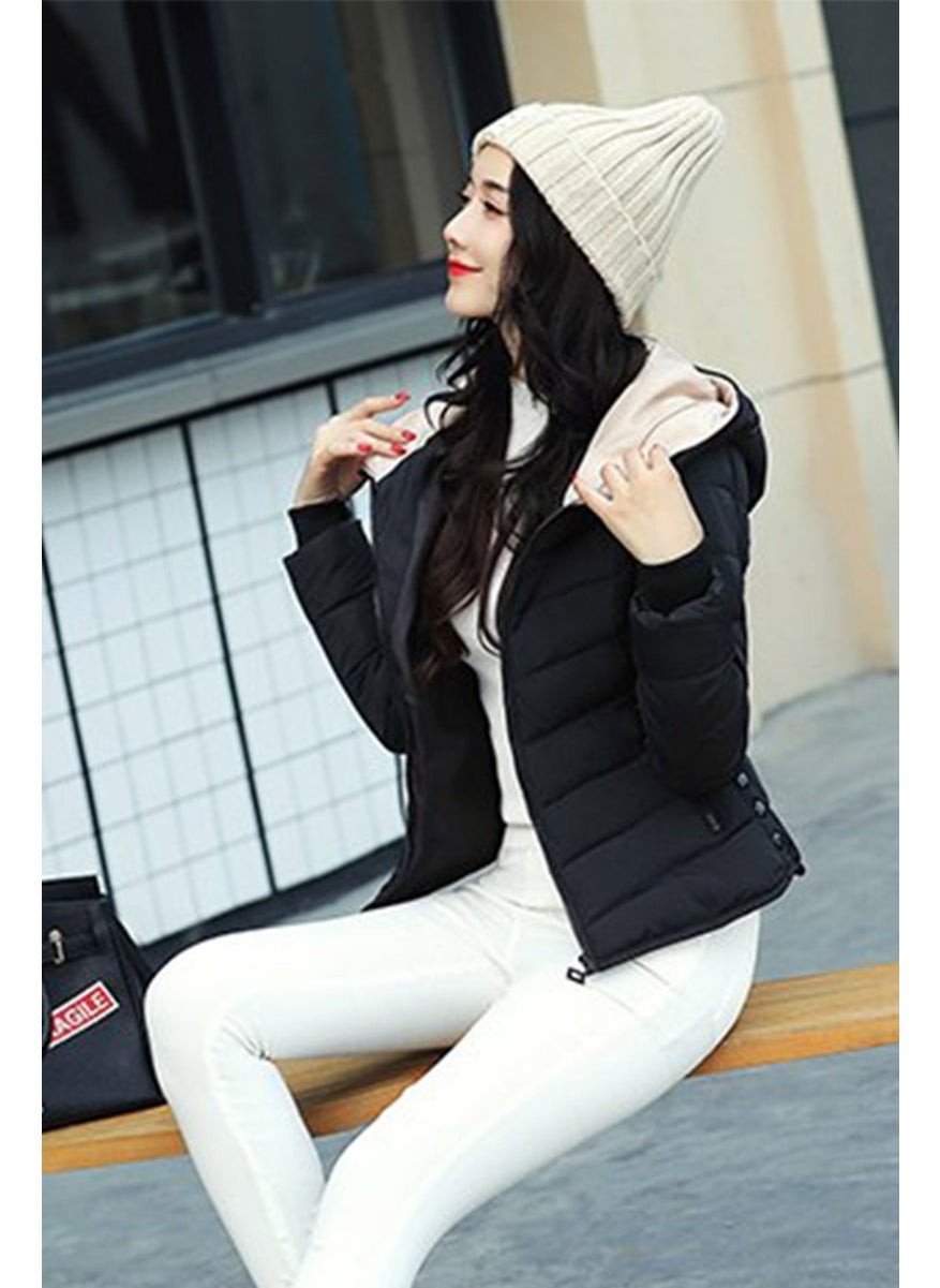 Winter Hooded Puffer Women's Coat