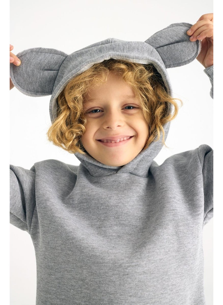 Kids Hooded Sweatshirt with Ears