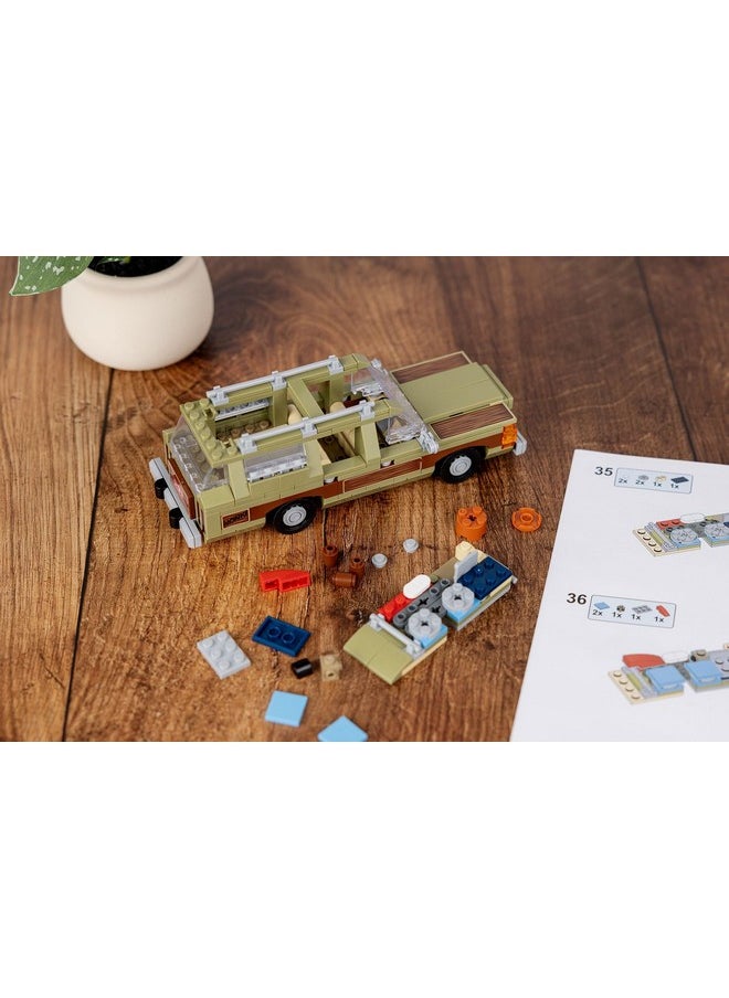 Family Vacation Wagon Queen Truckster Road Trip Toy Building Set, Custom Designed Set, 312 Pieces, Compatible With Major Block Brands, Building Bricks Sets For Adults Or Kids 6 Years+